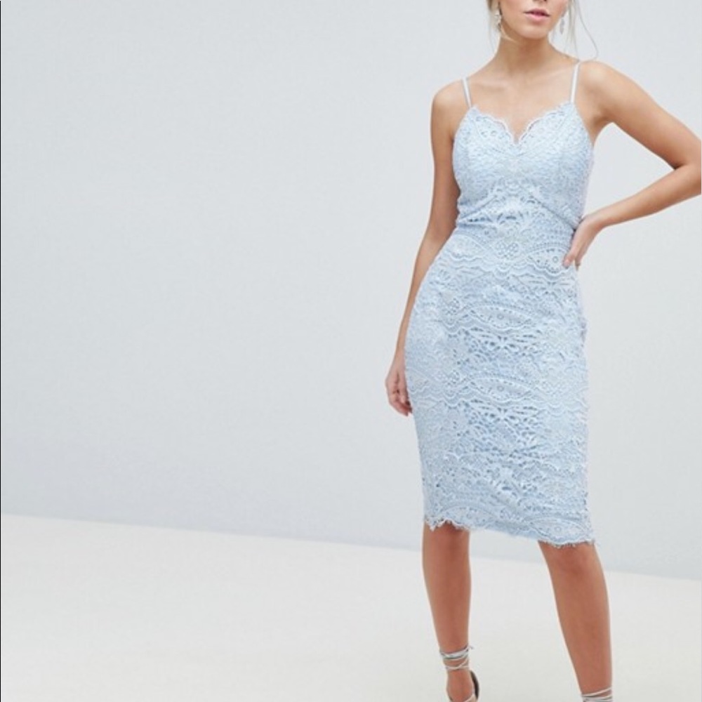 ASOS Chi Chi London Cami Strap Pencil Dress